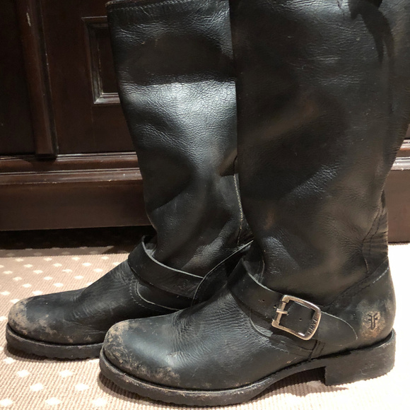 frye veronica slouch black